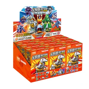 Blokees Transformers Defender Version04 Original Genuine Brand New Unopened Assemble Toy Models Building Block Man Toy Blind Box