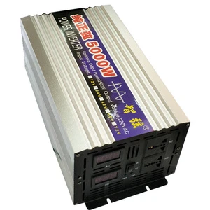 Low Price Wholesale ZX-5000W 2500W Peak 5000W Pure Sine Wave Single Phase 50/60Hz DC AC Solar Inverter 12V 24V 48V 110V/220V