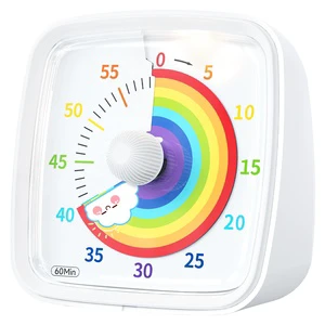 60-Minute Countdown Timer Silent Classroom Timer Time Management Tool For Home School Yunbaoit Visual Timer With Night Light