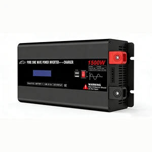Hot Sale 1500W Solar Power Inverter with AC Charger Pure Sine Wave 12V to 220V for Home Solar System