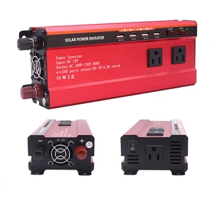 MFW New Inverter US Plug 500W 1000W 12V to 220V Smart Digital Display