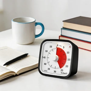 OEM ODM 60-Minute Silent Clock Yunbaoit Kids Timer Classroom Kitchen Office Portable Time Timer Google Countdown Visual Timer