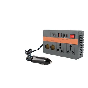 Car Converter with Fast Charging USB type-c European Standard 300W Universal Socket 12V to 220V Car Inverter