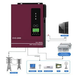 2kw 3kw 5kw 10kw Pure Sine Wave Soler Power Inverter for Solar Home System