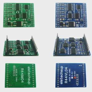 R44VL04 R44IM04 RS485 Analog Digital IO Module 4AI-4DI-4DO PLC Remote I/O Modbus RTU 0102030405061516 Function Code 300mA
