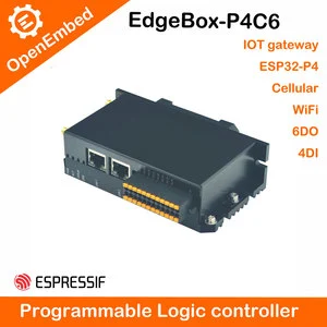 Automation Industrial PLC Controller ESP32-P4 SCADA WIFI GPS 4G Double Ethernet RS485 RS232 IO Modules Programmable Controller