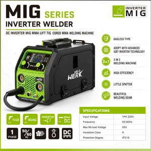 Multifunctional New Condition Stainless Steel Electric Professional 3 in 1 Portable Inverter Welding Machines MIG Welders