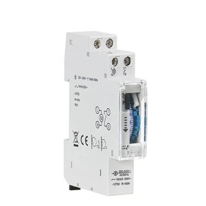SUL180a 15 Minutes Mechanical Timer 24 Hours Timer Switch Programmable Din Rail Manual Timer SUL180