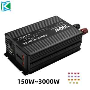 Factory Price 12V 24V 48V to 110V 220V Modified Sine Wave Inverter 500W 1000W 1500W 2000W 3000W 5000w Car Inverter