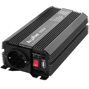 Alcapower Modified Sine Wave Inverter 600W 12V DC to 230V AC Output USB Port New for Retrofit/Upgrade