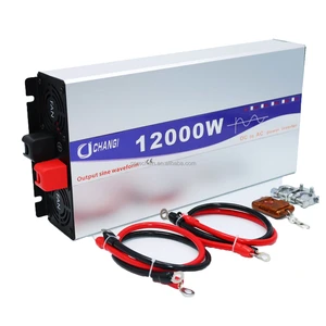 Pure Sine Wave 8000W to 12000W DC to AC 110V/230V Solar Car Inverter with NFC USB Converter 12v/24v/48v/72v Voltage Converter