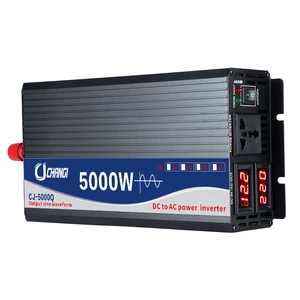 Changi 5000W Peak Power Single Phase DC 12V 24V 48V to AC 220V on Grid Solar System Home Use Inverter 98% Efficiency
