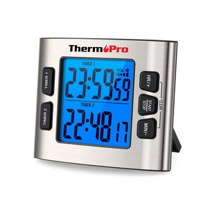ThermoPro TM02 Dual Kitchen Clock Timer With Backlight