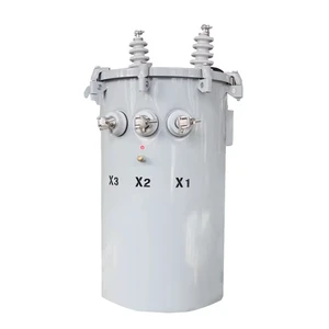 Single Phase Oil Pole Mounted Distribution Transformers 15 25 50 75 100 167 Kva 333 Kva 15kv 33kv MV&HV Transformers