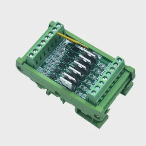 4/6/8/10/12/16/20 Channel PLC DC Output Amplifier Transistor Module IO Board DC Control Optocoupler Isolation PNP NPN 12-24V