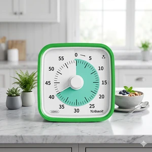 OEM Kitchen Disk 60 Minute Countdown Yunbaoit Visual Timer Clock Silent Time Management Timer Kids Study Google Visual Timer