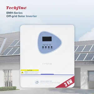 Techfine Pure Sine Wave 3000 Watt Wide PV Range off Grid 3KW 3000w 24v Mppt Solar Power Inverter