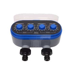 2 Outlet Zone Weather Resistant Automatic Garden Watering Timer Controller Digital Garden Timer Water Tap Timer Controller