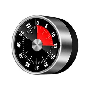 New Stainless Steel Mechanical Kitchen Timer 60-Minutes Alarm Cooking Timer With Loud Alarm Magnetic Clock Timer