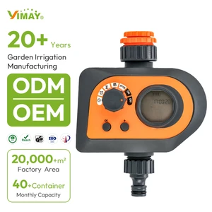 Digital Programmable Garden Water Timer Electronic Irrigation Controller With LCD Screen Battery Operated OEM ODM