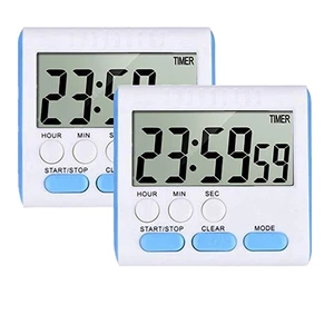 24-Hour Plastic Digital Countdown Timer Fridge Magnet Alarm Clock with Common Appearance