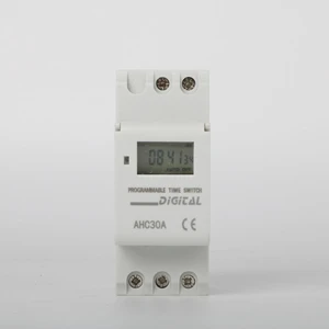 DIN Rail Programmable Digital Time Switch 220V LCD Display Weekly Timer Relay Auto On OFF Control CE Certified