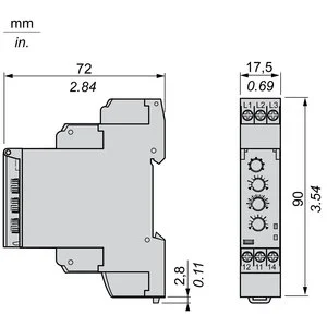 RM17TE00 Timer Relay For Industrial Automation