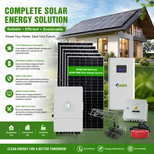 Hot Sale 8kW 10kW 12kW Green Energy Solar Backup System with MPPT Charge Controller and Complete Solar Panel Kit