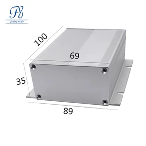 Anodized Aluminum 6063 Alloy Control Box Enclosure Custom CNC Processing Circuit Board IP67 ROHS Certified Electronic Inverter