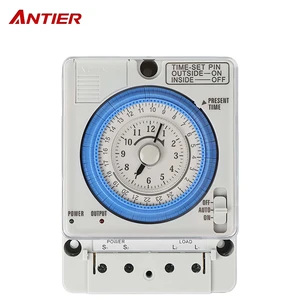 ANTIER TB-388 7 Day Programmable Analog Timer Switch with Battery Backup