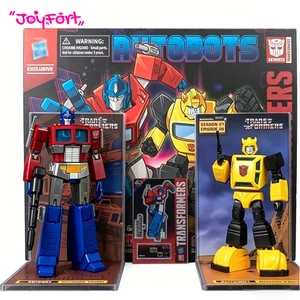 YOLOPARK Transformers G1 Optimus Prime&Bumblebee Set 16cm Model Kit Action Figure Collectible Casting Toy for Fans&Kids Gift