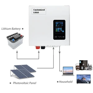 MYAMi 3300W 50/60Hz Frequency Inverter Grid Single Phase 60A MPPT Battery Charge Hybrid Solar Inverter Controller Good Price AC