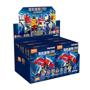 Blokees Transformers Figures Shining Edition02 Original Genuine Chinese Version Assemble Models Building Block Man Toy Blind Box