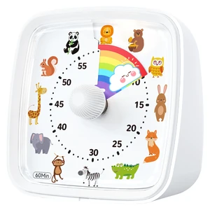 Yunbaoit 60-Minute Silent Countdown Timer Student Classroom Timer Kid Adult Time Management Tool for Home School Kitchen Office