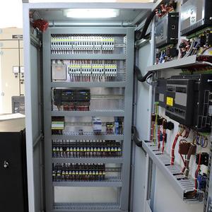 HMI PLC Control Cabinet S7 Compatible CPU Integrated Furnace Temperature Regulation Solution IP54 Hybrid Lock 380V-415V