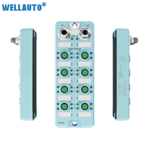 WELLAUTO AUIO 8DOPH IO-LINK Digital Slave 16 DI/DO NPN With 8*M12 Class A