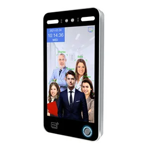 Timy TM-X1 10.1 Inch IPS Facial Recognition Fingerprint Palm Vein Linux POE Time Attendance Access Control System 4G/WiFi Cloud