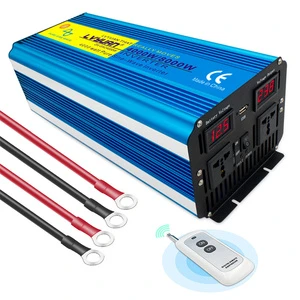 Amazon HOT LVYUAN Inverter Real Power 4000W peak Power 8000W DC 12V 24V to AC 120V 230V Pure Sine Wave Inverter for Wholesale