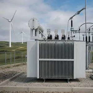 Three Phase Step Up Step Down Oil Filled Transformer 22kV Solar Farm Mining Site Hermetically Sealed Unit