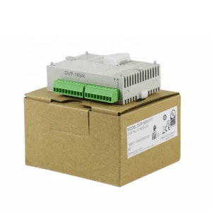 Original Delta DVP-S Series PLC DVP16SP11T Expander DVP-16SN 16 Points Digital Expansion IO Module for PLC Programming