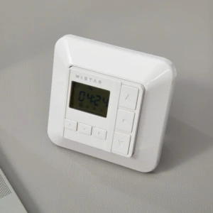Four Channels With Timer Wall Mounted Remote Controller 3v Battery LCD Display Emitter