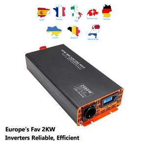 DATOUBOSS 12V 24V 48V Dc to Ac 110V 220V 230V 240V 3000w Off Grid Pure Sine Wave Inverter Power Inverter 1000w 1500w 2000w 3000W