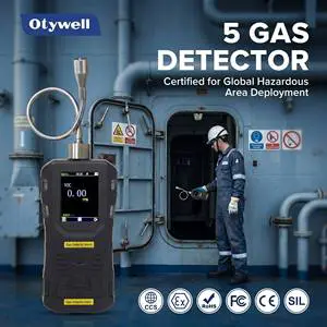 Portable H2S CO O2 LEL Gas Detector With Infrared IR Sensor Intrinsically Safe For Marine Ship Sewer Detection