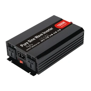Intelligent Solar Inverter 1000w for Home System 12VDC to 110VAC 1000w Power Inverter with 5V 2A USB