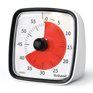 Factory Yunbaoit ADHD Visual Timer Silent Alarm Clock Time Management Tool Portable Countdown Visual Timer For Kids And Adults