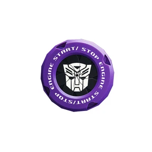 Transformers Universal ABS Car Engine Start Button Cover Car Accessories Motorcycle Ignition Key Switch Cover