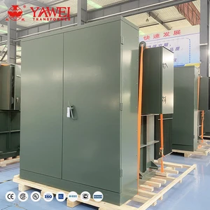 Yawei Outdoor 500Kva MV&HV Transformer Oil Immersed Grounding Pad Mounted Three-Phase Step-Up/Down Transformer MV&HV Transformer