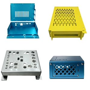 CNC Machined Aluminum Enclosure Metal Sheet Processing Box Power Inverter Housing