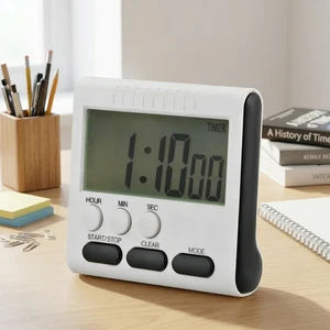 Mini Digital Countdown Kitchen Timer 24-Hours Plastic Magnetic Electronic Timer with Alarm Clock Sleep Stopwatch OEM Factory