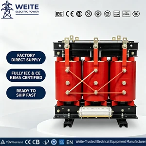 Weite Power Engineering SCB13 Three-Phase Dry-Type Transformer 250KVA 10KV/400V 50/60Hz Epoxy Resin Cast Aluminum Winding
